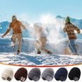thumbnail image 6 of Matoen Womens Winter Warm Satin Lined Knit Beanie Hat Slouchy Skull Caps Silk Lining Ski Hats for Women Men, 6 of 6