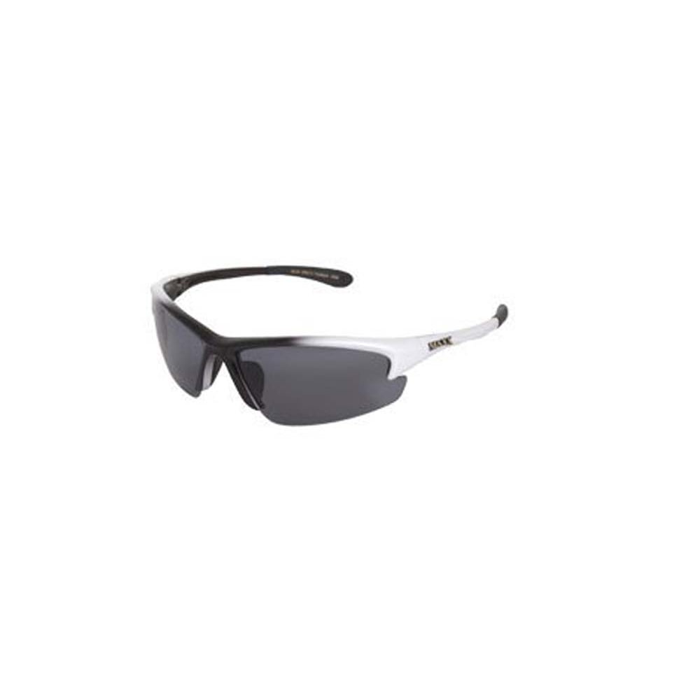 Maxx Eyewear Maxx Sunglasses Domain White Frame Polarized Smoke