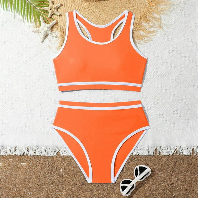 WILLBEST Trajes de Baño Para Mujer Traje de Baño Para Niña – Traje de Baño de Playa Con Cordones | Upf 50+ Sol Tirantes Ajustables Para Piscina, Océano y Verano