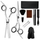thumbnail image 1 of Juego de tijeras profesionales para cortar el cabello 10 en 1 con tijeras de entresacar para mujeres, hombres y niños., 1 of 5