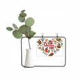 thumbnail image 1 of Denmark Love Heart Landscap National Flag Metal Picture Frame Cerac Vase Decor, 1 of 2