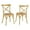 Naturak, variant on Bowery Hill 18. 5" Elm Wood and Rattan Dining Side Chair in Natural (Set of 2)