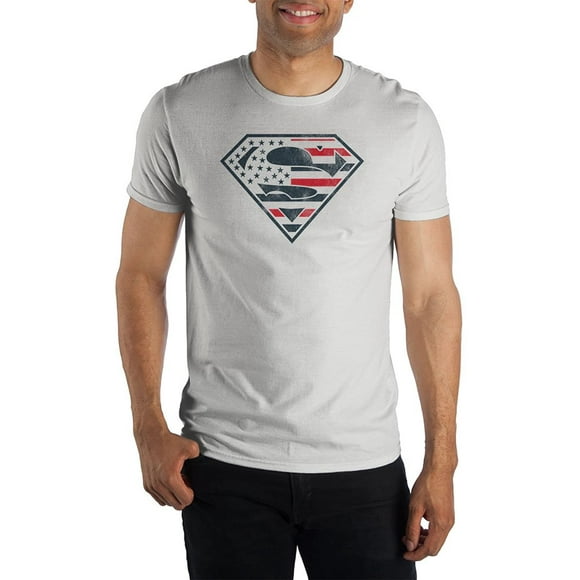 Bioworld Chemise à Logo American Superman pour Homme