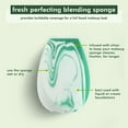thumbnail image 4 of EcoTools Fresh Perfecting Makeup Blending Sponge, Beauty Sponge for Foundation, Multicolor, 1 Count, 4 of 13