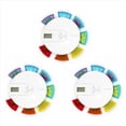 thumbnail image 1 of 3X Dispensador Automático de Pastillas de 7 Días, Recordatorio Semanal de Pastillas con Sincronización Inteligente con Alarma, Organizador Electrónico Portátil de Medicamentos, 1 of 5