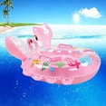 thumbnail image 2 of Crab Swimming Ring Inflatable PVC Non-Taxic Ink Printing Safety Handles, 2 of 7