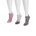 thumbnail image 3 of MUK LUKS Women's Studio Cotton Ankle Socks, 3-Pack, Shoe Sizes 6-10, 3 of 6