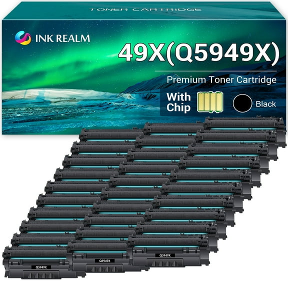Cool Toner Compatible Toner Replacement for HP 49X Q5949X LaserJet 1320 1320N 1320TN 1320NW 3390 3392 Printer Ink Black, 30-Pack
