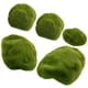 thumbnail image 2 of ColoMX 5 piezas de musgo artificial flocado, piedras de musgo simulado para macetas de bonsái, rocas decorativas de musgo falso para terrarios., 2 of 7