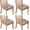 Pioneer Flower-46, variant on Pioneer Flower Seat Covers for Dining Room Chairs Set Of 4,Stretch Printed Washable Chair Seat Cover with Elastic Ties and Button,Removable Waterproof Couch Cushion Covers