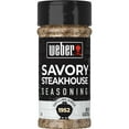 thumbnail image 2 of (4 pack) Weber Savory Steakhouse Seasoning Blend, 6.1 oz Bottle, 2 of 13