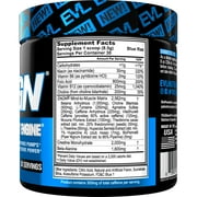 EVL Intense Pre Workout with Creatine - ENGN Energizing Pre Workout for Men Powder Drink for Lasting Energy Focus and Recovery - with Beta Alanine Caffeine and L Theanine - Blue Raz