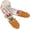 Beige 1, variant on CoCoMangos Guitar Strap, Crochet Flower Cotton Acoustic Electric Guitar Straps, Bass Guitar Strap Adjustable with Leather Ends