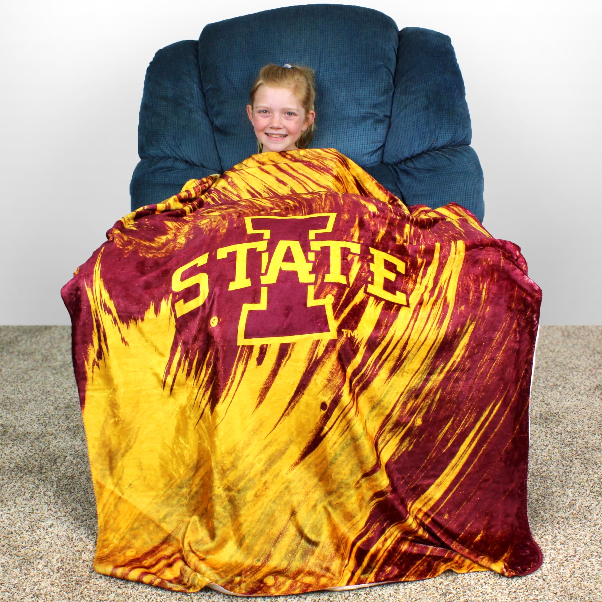 College Covers Iowa State Cyclones Sublimated Soft Throw Blanket, 42" x 60"