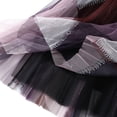 thumbnail image 5 of SELONE Tulle Skirts for Women Plaid Printed A-line Net Yarn Elastic Waist Casual Skirt Women Skirts Long Plus Size Women Skirts Knee Length 14-Purple One Size, 5 of 5