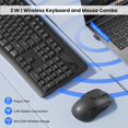 thumbnail image 2 of Combo de teclado y ratón inalámbricos Redragon BS-7367-A, 2 of 9
