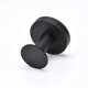 thumbnail image 5 of 2 ganchos de pared de acero inoxidable para baño, cocina, hotel, cocina moderna y gancho para inodoro, recto, redondo, negro, moderno, minimalista, redondo, chasis, colgante, hardware de cobre, 5 of 5