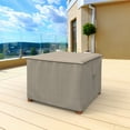 thumbnail image 3 of Budge Small Brown / Beige Patio Table/Ottoman Cover, English Garden, 3 of 8