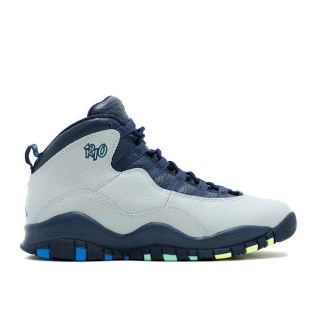 Air Jordan Unisex Air Jordan 10 Retro Bg Gs Rio 310806 019 Size 5.5Y Walmart