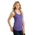 thumbnail image 4 of District Made Ladies Perfect Tri Racerback Tank-XS (Purple Frost), 4 of 6