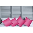 thumbnail image 2 of Ambesonne Ombre Throw Pillow Cover 4 Pack, Modern Pink Room Design, 16", Pink, 2 of 7