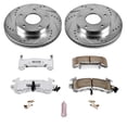 thumbnail image 3 of PowerStop Front/Rear Z26 Street Warrior Carbon-Fiber Ceramic Brake Pad and Drilled and Slotted Rotor Kit Fits: BUICK CHEVROLET GMC OLDSMOBILE Select Models K3003-26, 3 of 9