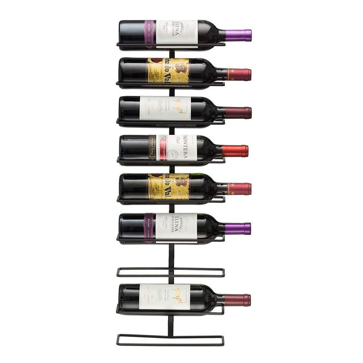Sleek and Chic Looking Stores 8 Bottles of Wine Grey Wood Minimal Assembly Required Sorbus Wine Rack Butterfly 