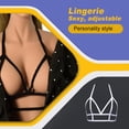 thumbnail image 3 of Brassiere Material Premium Cupsess Lencería Firmess Apasionada Misterioso Dulce Regalo Romántico Ambiente Moda Cupless Bras Blanco Speravity  XX000635-01, 3 of 6