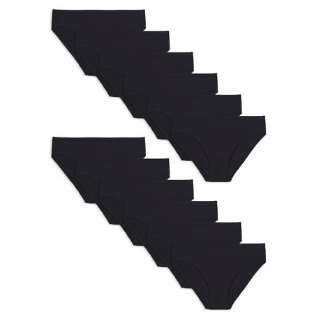 

Fruit of the Loom Women s Cotton Stretch Bikini Underwear 12 Pack Sizes S-2XL