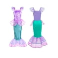 thumbnail image 2 of Little Girls Princess Mermaid Costume for Girls Dress Up with Accessory for Christmas Birthday Party Supplies, 2 of 6