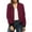 Red, variant on Pincandy Bomber Jacket Women 2025 Causal Floral Zip Up Coats Long Sleeve Stand Collar Fall Jackets Lightweight Outerwear Tops