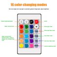 thumbnail image 2 of Bombillas LED de colores cambiantes, luces LED RGB regulables con control remoto, 2 of 8