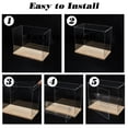 thumbnail image 5 of 3-Tier Acrylic Display Cases Dustproof Showcase for Action Minifigure Display Case Display Boxes Stand for Collectibles Figures Decorations, 5 of 7