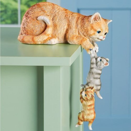 Cat Trio Shelf Sitters Hanging Figurine - Walmart.com - Walmart.com