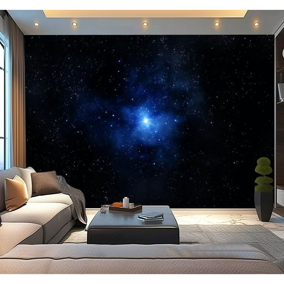Peel and Stick Wallpaper Night sky stars Modern Art Wall Mural Decor Self Adhesive and Removable 100in x 144in