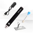 thumbnail image 1 of Juego de soldador ajustable Herramientas de soldadura de carga Hardware Soldadura DIY Portátil Mini inalámbrico para operación al aire libre Soldadura Negro Soledad Reparación de soldadura, 1 of 7