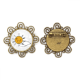 thumbnail image 1 of Clima Sol Nube ilustración patron Broche de flores, regalo de joyería para mujeres y niñas Unbranded M, 1 of 3