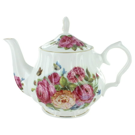 

Sandra s Rose Bone China - 6 Cup Teapot