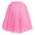 thumbnail image 3 of TAIAOJING Tutu Skirts for Women Girls High Knee Quality Pleated Length Dancing Adult Carnival Petticoat Skirt, 3 of 3