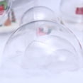 thumbnail image 4 of Yuarrent 10pcs bolas rellenas transparentes adornos bolas decoración del árbol de navidad Kits de decoración para fiestas 4cm Yuarrent HA1835-01, 4 of 6
