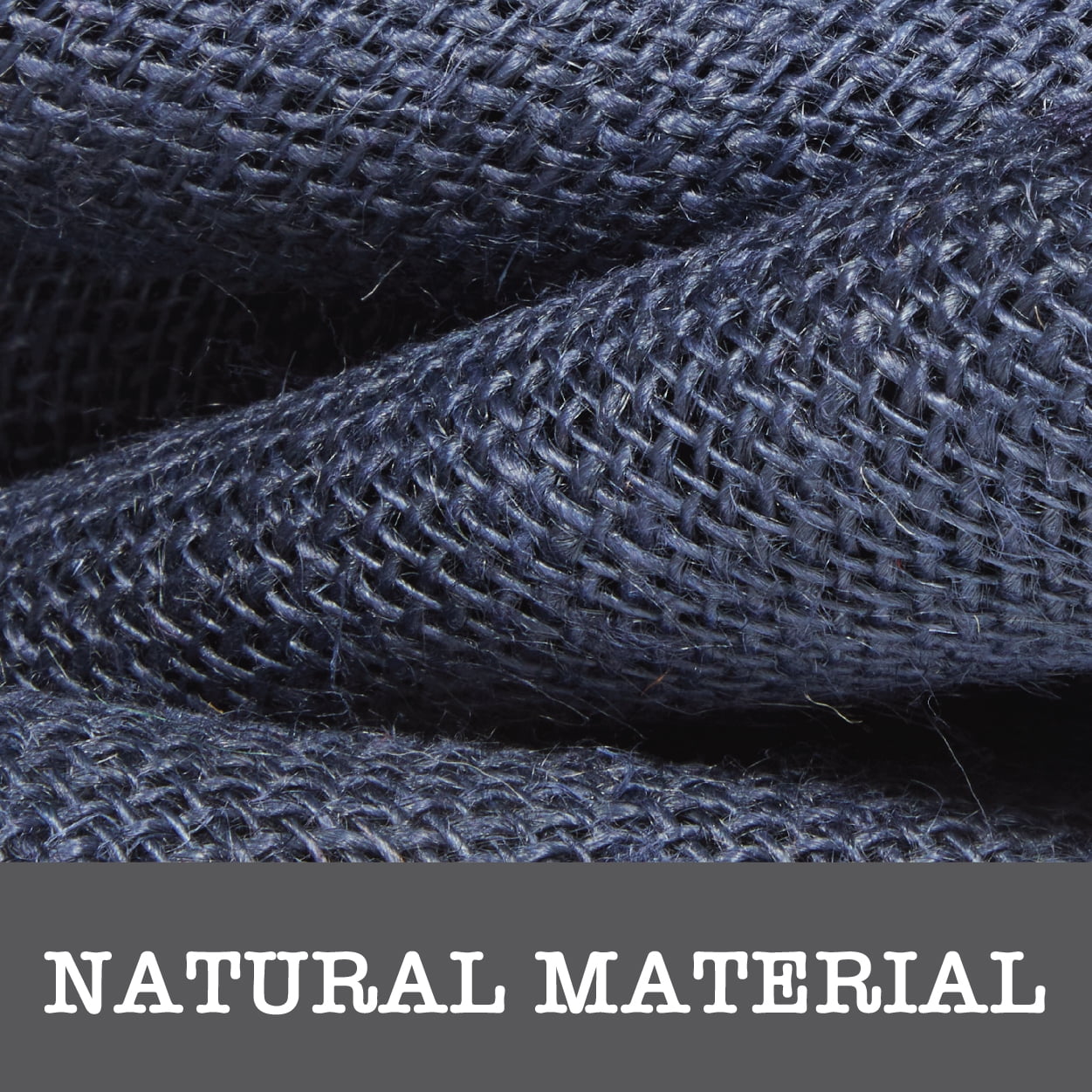(5 pack) Love, Laugh, Craft Jute Burlap Roll Precut, Finished Edges, 6"W x 5-Yards, Navy Blue