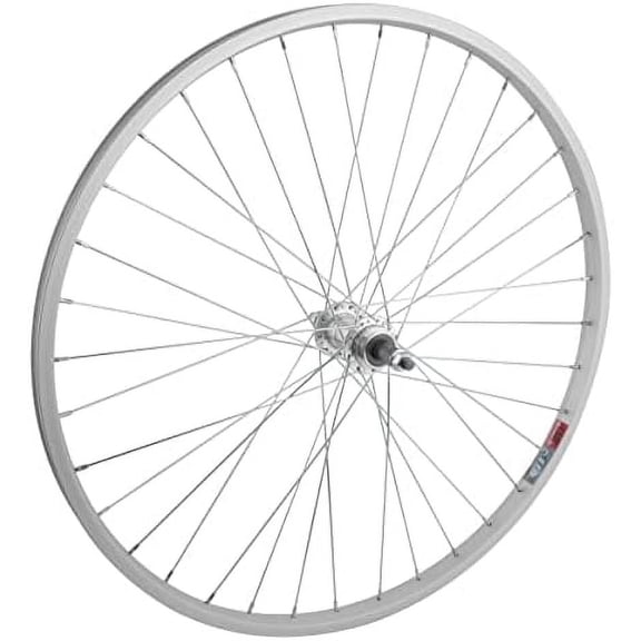 Rear Bicycle Wheel 26 x 1.5 36H, Alloy, 5/6/7 Speed Freewheel, Bolt On, Silver$$