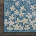 thumbnail image 3 of Desert Fields Contemporary Floral Turquoise 2' x 4' Area Rug, (2' x 4'), 3 of 7