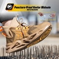 thumbnail image 3 of Steel Toe Shoes for Men Comfortable Work Safety Shoes Lightweight Steel Toe Sneakers for Men Puncture Proof Indestructible Mens Work Shoes Sneakers, 3 of 7