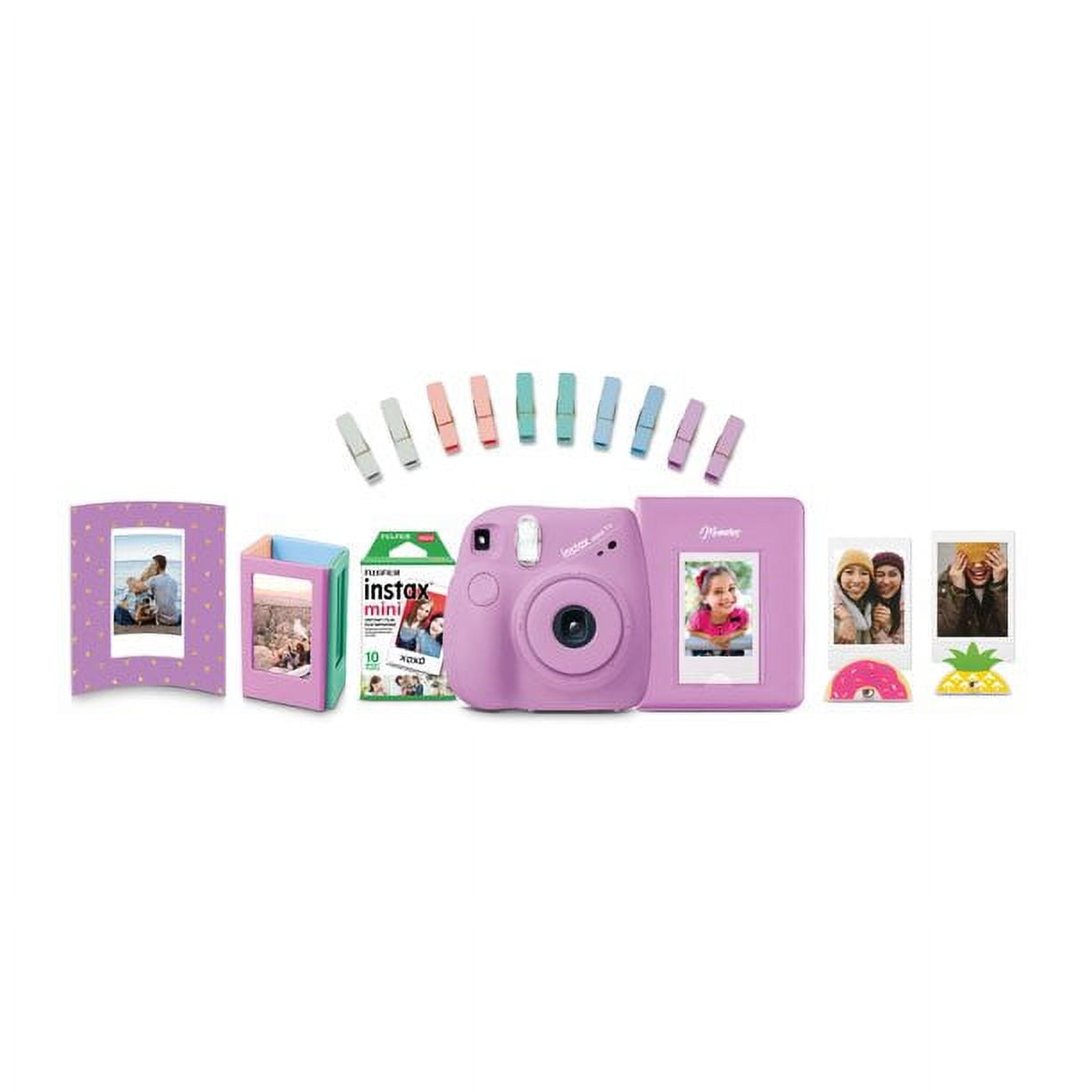 Fujifilm Instax Mini 7+ Camera Bundle with Case, Album, Film, and