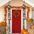 thumbnail image 5 of SEANATIVE Thanksgiving Fall Pumpkin Windsocks 2 Piece Outdoor Hanging 40 Inch Maple Leaves Wind Sock with Tails Festival Decoration for Yard Garden Patio Home Decorations, 5 of 7