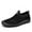 Black, variant on Men's Slip On Loafers Lightweight Comfortable Casual Fashion Sneaker Non-slip Walking Shoes Outdoor Hiking Shoes