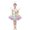 White, variant on erfcxs Girls Glowing Tutu Dress Fairy with Petal Skirt for Party Pageant