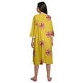 thumbnail image 4 of Moomaya Cotton Sleepwear For Ladies Printed Round Neck Button Placket Nightdress, 4 of 6