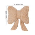 thumbnail image 7 of Bow Pillow, Plush Bowknot Cushion, Soft Car Cushion,Bedside Throw Pillow Back Support Cushion for Sofa Couch Bedroom Decor, 7 of 7